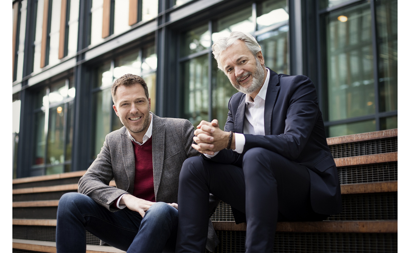 Bernd Reichart, Vox Geschäftsfüherer und Matthias Dang, IP Deutschland, RTL Mediengruppe