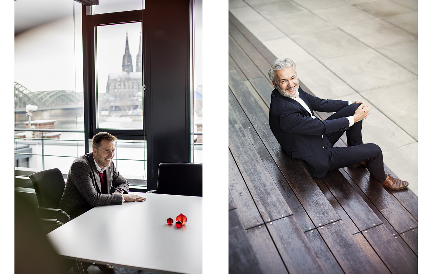 Bernd Reichart, Vox Geschäftsfüherer und Matthias Dang, IP Deutschland, RTL Mediengruppe